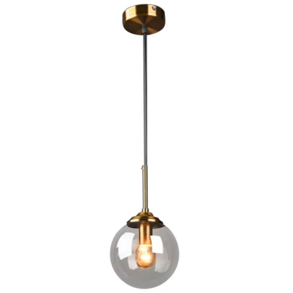 Modern Glass Ball LED Pendant Light for Dining Bedroom - Lighting