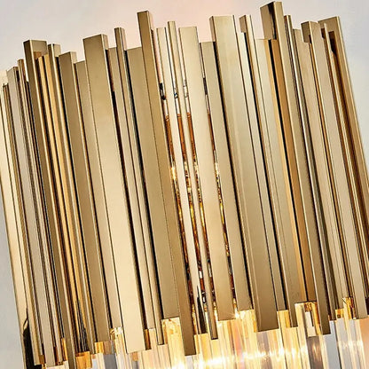 Modern Gold Crystal Wall Sconce for Bedside,Bedroom,Hallway - Sconces