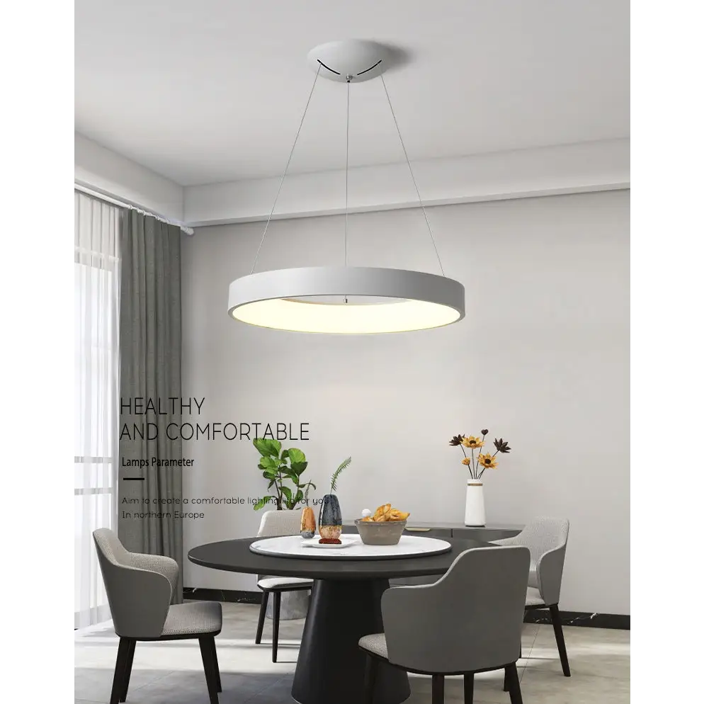 Modern LED Circle Chandelier for Kitchen,Restaurant - Home & Garden > Lighting Fixtures