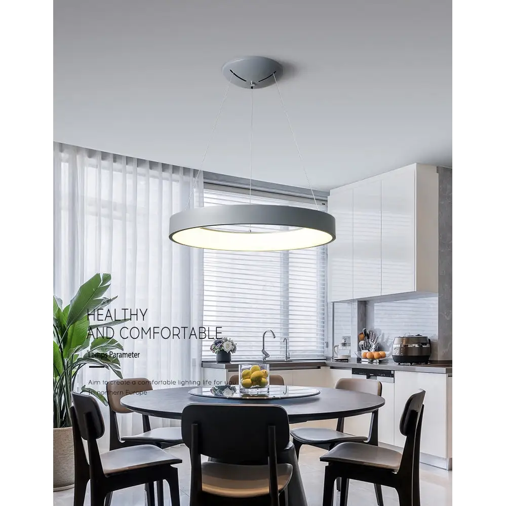 Modern LED Circle Chandelier for Kitchen,Restaurant - Home & Garden > Lighting Fixtures