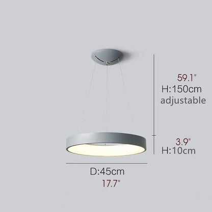 Modern LED Circle Chandelier for Kitchen,Restaurant - Home & Garden > Lighting Fixtures