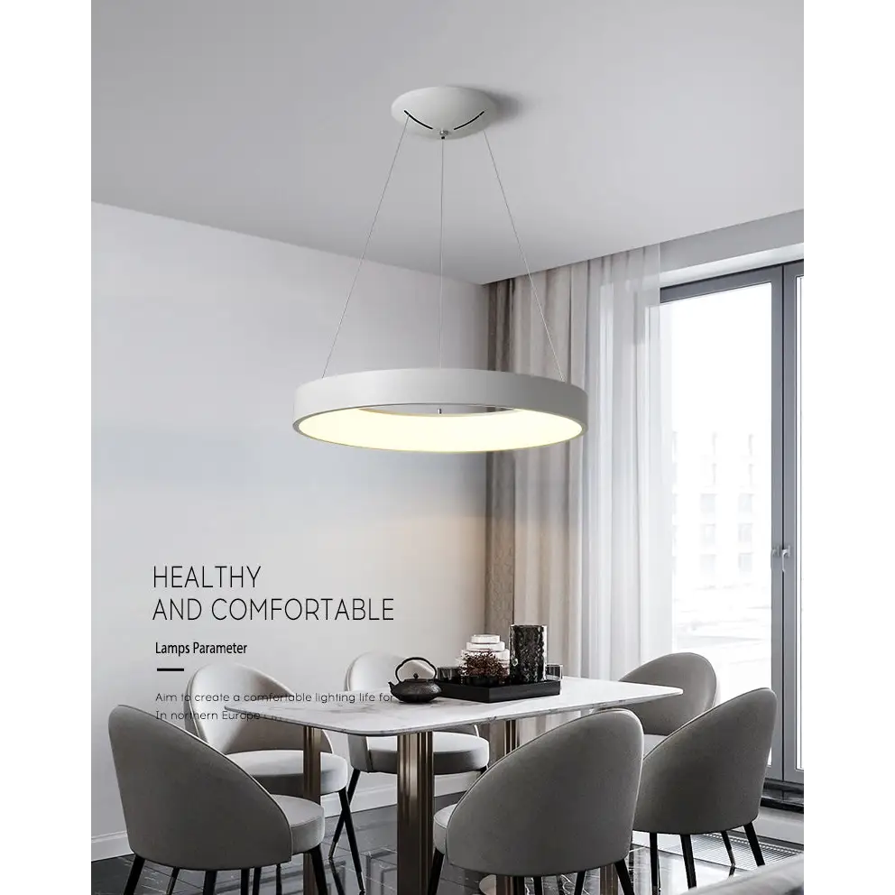 Modern LED Circle Chandelier for Kitchen,Restaurant - Home & Garden > Lighting Fixtures