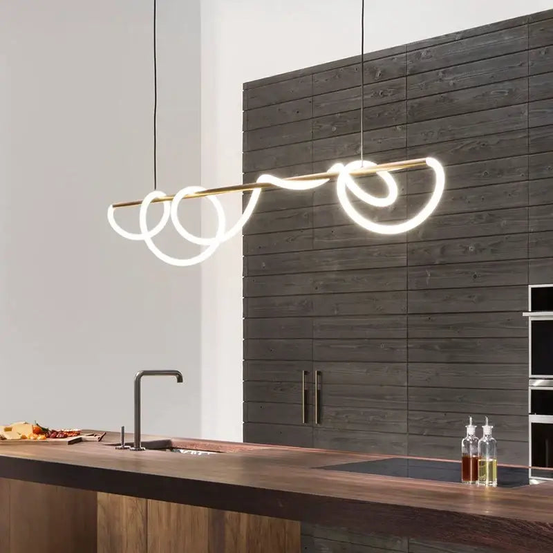 Modern Long Hose LED Dimmable Chandelier - Home & Garden > Lighting Fixtures Chandeliers