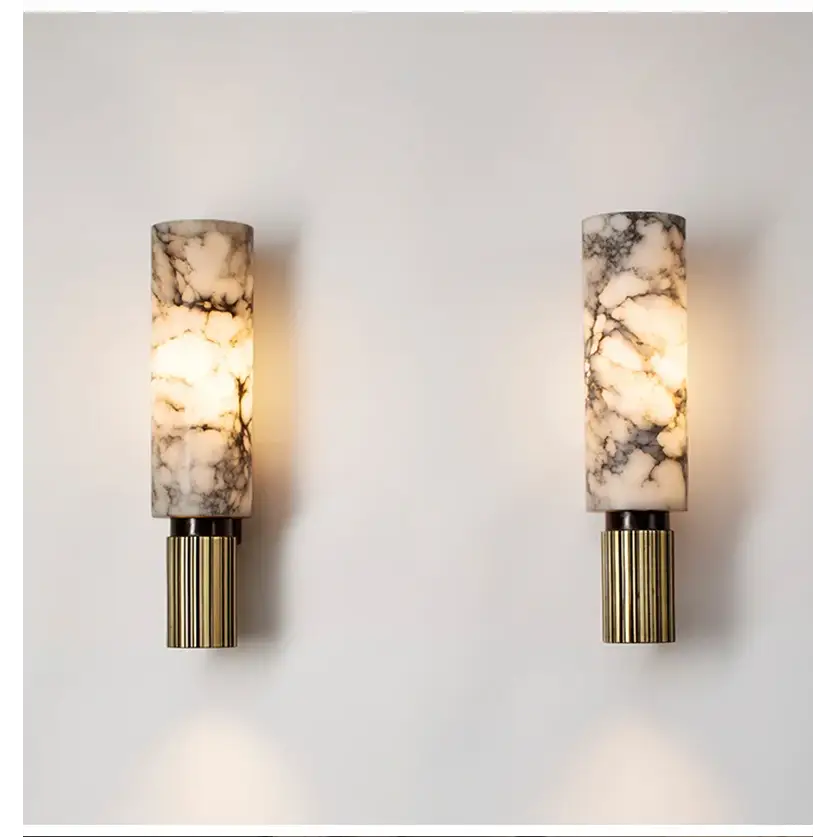 Modern Luxury Natural Marble Wall Lamp - Home & Garden > Lighting Fixtures Light