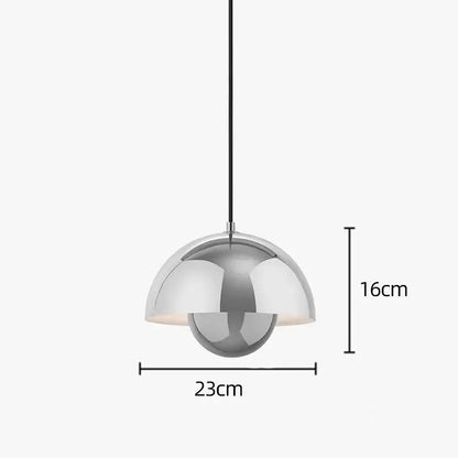 Modern Macaron Flowerpot Pendant Lights - silver-dia 23cm - Lighting