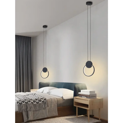 Modern Minimalism: Long LED Pendant Lights for Stylish Spaces - Round / Changeable