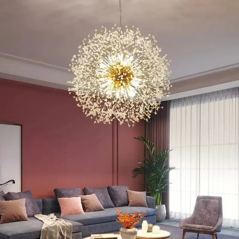 Modern Nordic Crystal Dandelion Chandelier - Home & Garden > Lighting Fixtures Chandeliers