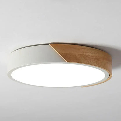 Modern Ultra-Thin LED Ceiling Light - WHITE / Warm White / 27W 300MM - Home & Garden >