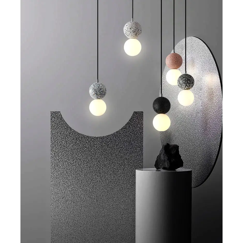 Nordic Creative Double - Ball Pendant Lamps for Living Dining - Lighting