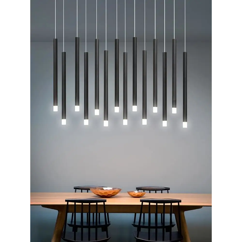 Nordic LED Pendant Light for Kitchen Dining Restaurant - 14 Heads / Cool Lighting