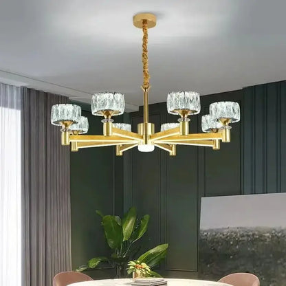 Nordic Light Luxury LED Crystal Chandelier - Home & Garden > Lighting Fixtures Chandeliers