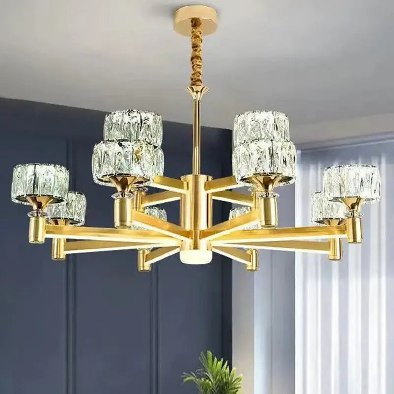 Nordic Light Luxury LED Crystal Chandelier - Home & Garden > Lighting Fixtures Chandeliers