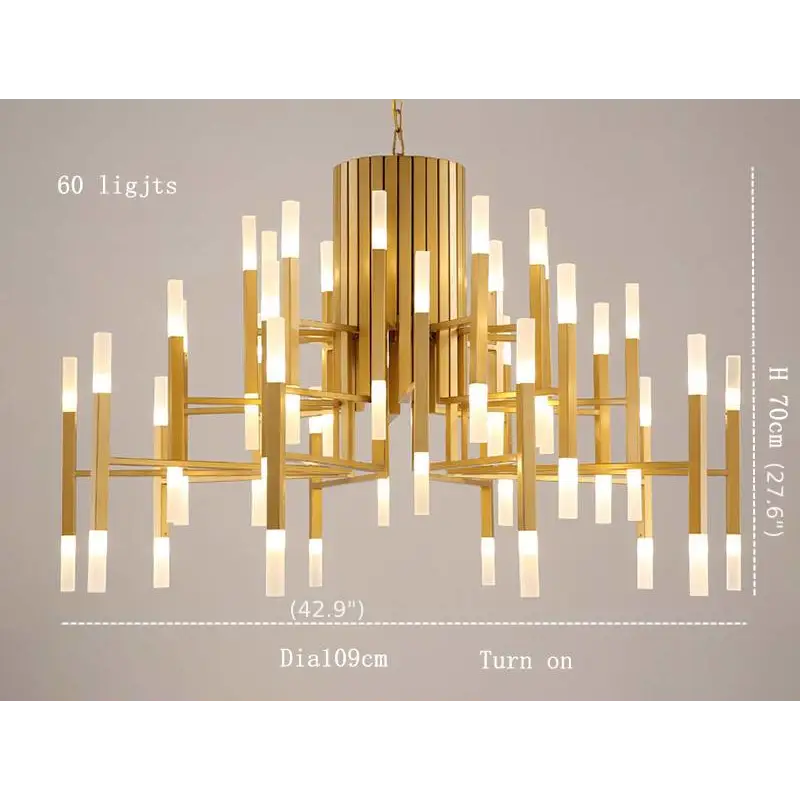 Nordic Postmodern LED Chandelier For Living Lobby Restaurant - Home & Garden > Lighting