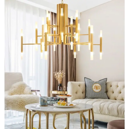 Nordic Postmodern LED Chandelier For Living Lobby Restaurant - 24 lights Dia26.8*H23.6’