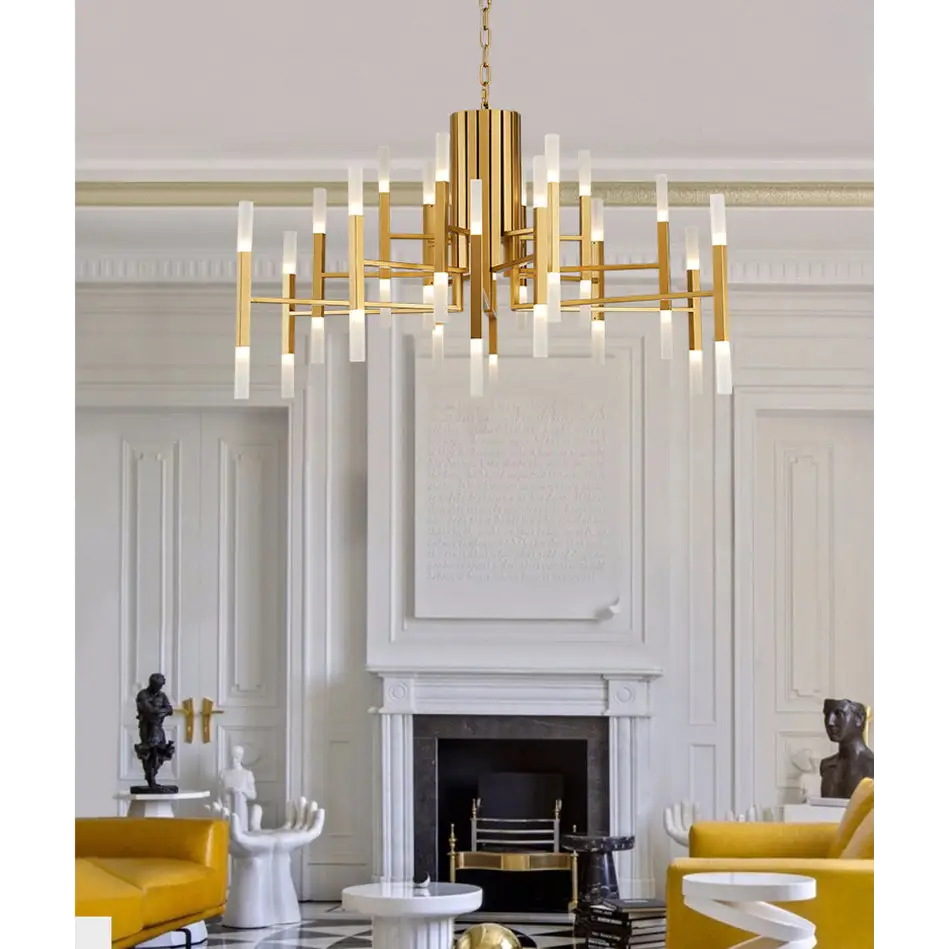 Nordic Postmodern LED Chandelier For Living Lobby Restaurant - 60 lights Dia42.9*H27.6’