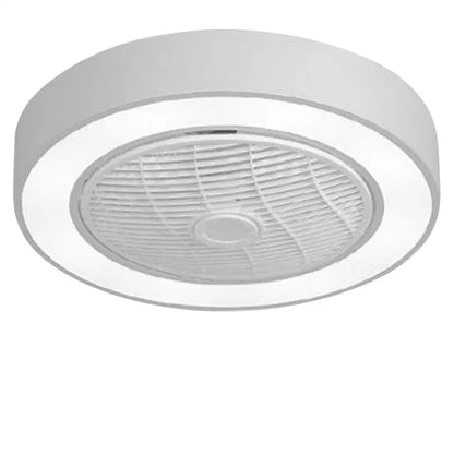 Nordic Round Bladeless Ceiling Fan Light - Lighting > lights Fans