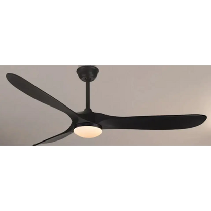 Retro Large Industrial Ceiling Fan for Living Dining Bedroom - D with light / 52 Inch Fans