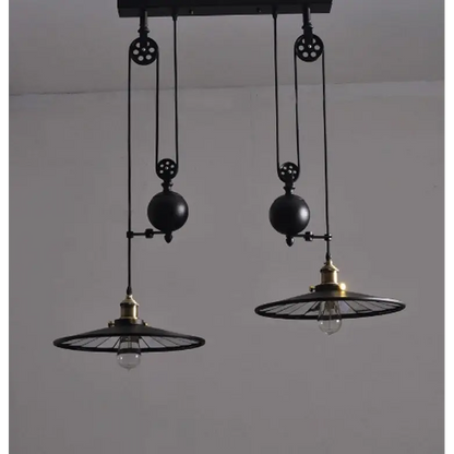 Retro Rough Iron Pendant Light for Kitchen Dining Bedroom - Lighting