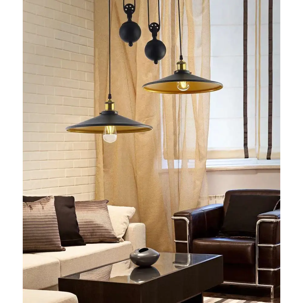 Retro Rough Iron Pendant Light for Kitchen Dining Bedroom - Lighting