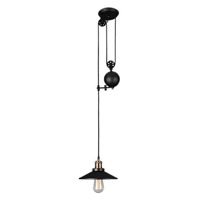 Retro Rough Iron Pendant Light for Kitchen Dining Bedroom - Lighting