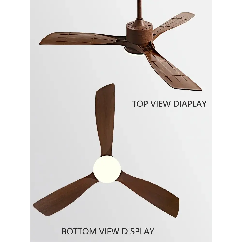 Simple DC Motor Ceiling Fan with Light for Living,Restaurant - Fans