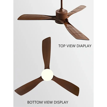 Simple DC Motor Ceiling Fan with Light for Living,Restaurant - Fans