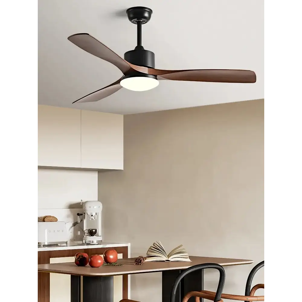 Simple DC Motor Ceiling Fan with Light for Living,Restaurant - Fans