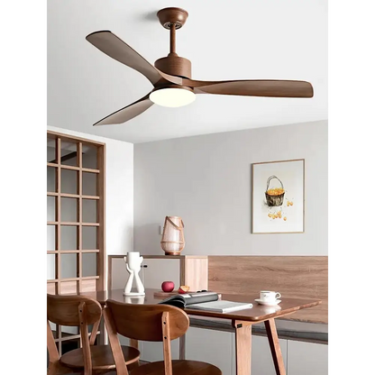 Simple DC Motor Ceiling Fan with Light for Living,Restaurant - Fans