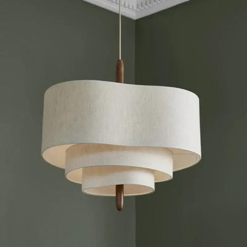 Wabi Sabi Fabric Chandelier - Elegant Hand-Knitted Design - Chandeliers