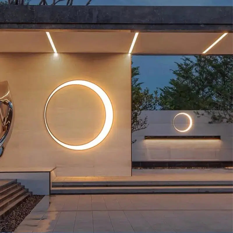 Waterproof Outdoor Led Moon Wall Light for Garden Porch - Lighting