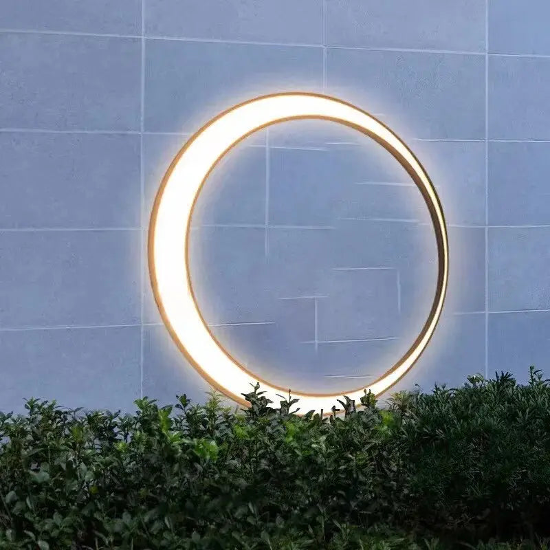 Waterproof Outdoor Led Moon Wall Light for Garden Porch - Lighting