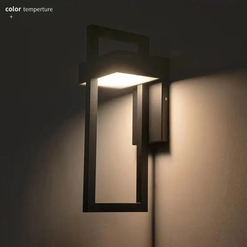 Waterproof Outdoor Simple Stainless Steel Sconce Light - Lighting